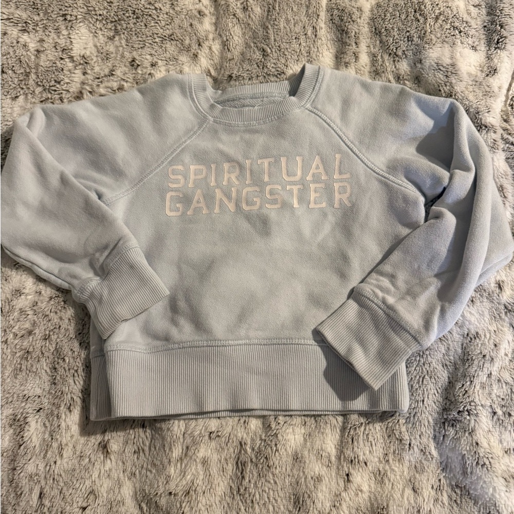 Spiritual Gangster kids Blue Sweater